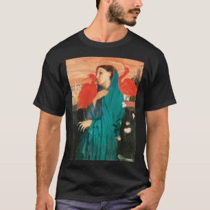 Jonge vrouw met Ibis Fine Art van Edgar Degas T-shirt
