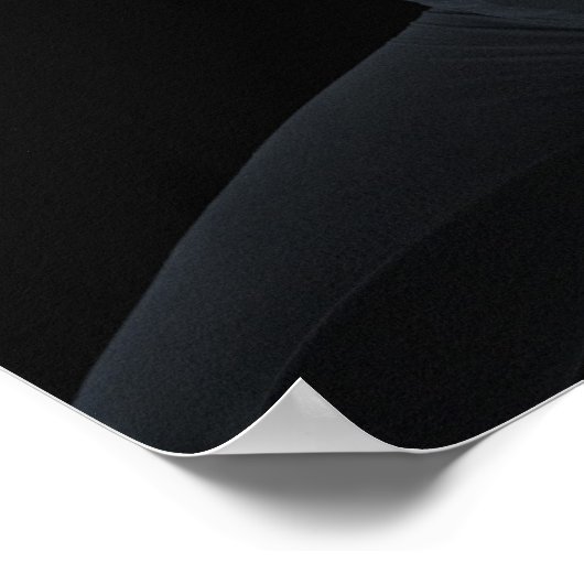 Jonge vrouw oefent met dumbbels poster (Hoek)