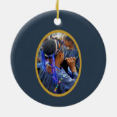 Jonge Weavers van Atitlan Keramisch Ornament (Achterkant)