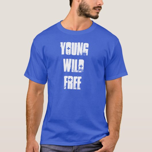 JONGE WILD EN VRIJ T-SHIRT (Voorkant)