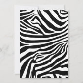 Jonge wilde dieren en drie derde Safari-dieren Kaart (Achterkant)