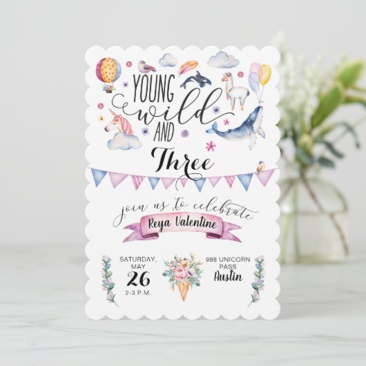 Jonge, Wilde en Drie Uitnodigingen van de Partij v (Staand voorkant)