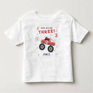 Jonge wilde en driedaagse Kinder monsternar Kinder Shirts