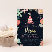 Jonge, Wilde en Driedaagse Partij Folie Uitnodiging