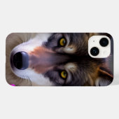 Jonge wolfsstallen Case-Mate iPhone case (Achterkant (horizontaal))