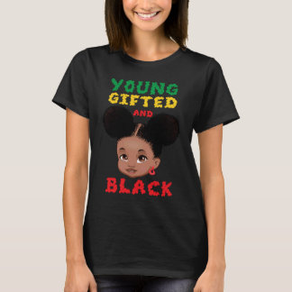Jonge zwarte Afrikaanse peuter meisje kinderen T-shirt
