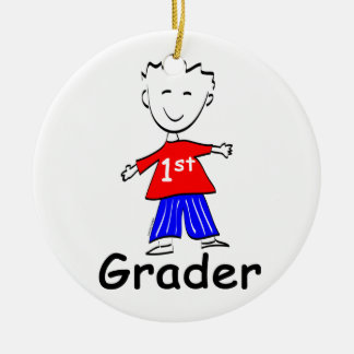 Jongen 1e graad keramisch ornament