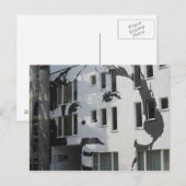 jongen aan de muur briefkaart (Voorkant / Achterkant)