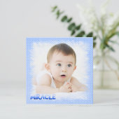 Jongen adoptie aankondiging (Staand voorkant)