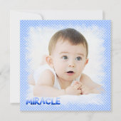 Jongen adoptie aankondiging (Voorkant)