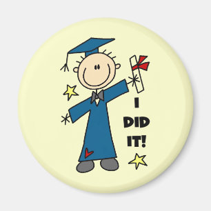 Jongen Afstuderen Magneet