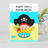 JONGEN BABY DOUCHE UITNODIGINGEN (Staand voorkant)