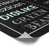 Jongen Baby shower-krijbordbord Poster (Hoek)