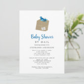 Jongen Baby shower per post Kaart (Staand voorkant)