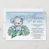 Jongen Baby shower per post Kaart (Voorkant)