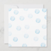 Jongen! baby shower Uitnodiging (Achterkant)