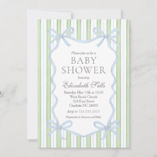 Jongen Baby Shower Uitnodiging, Jongen baby shower Kaart