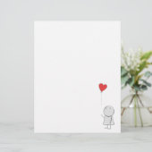 Jongen & ballon Letterhead (Staand voorkant)