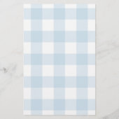 Jongen Beer Baby shower Bingo Game Flyer (Achterkant)