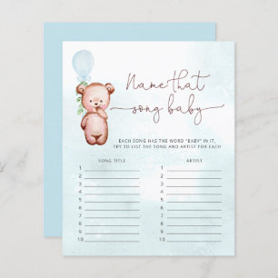 Jongen Beer Ballon Naam Song Game