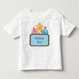 Jongen  bij jute dieren kinder shirts