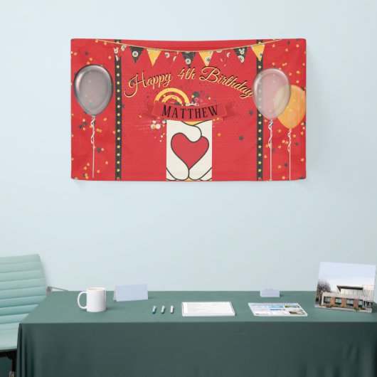 Jongen! Birthday Banner (Beurs)