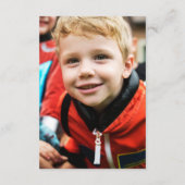 Jongen Birthday Party Bedankkaart (Achterkant)