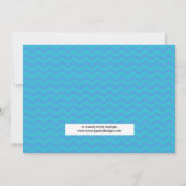 Jongen: Birthday Party Invitation Kaart (Achterkant)