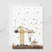 Jongen Birthday Party Kaart (Achterkant)