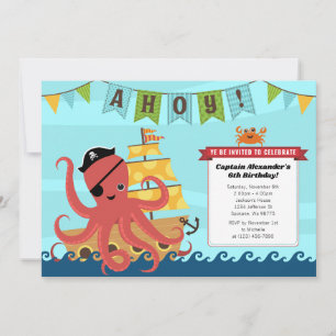 Jongen Birthday-uitnodigingen Kaart