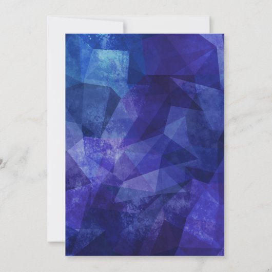 Jongen Blauw Wit 11e Verjaardag Kaart (Achterkant)