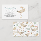 Jongen boeken voor Baby Informatiekaartje (Voorkant / Achterkant)