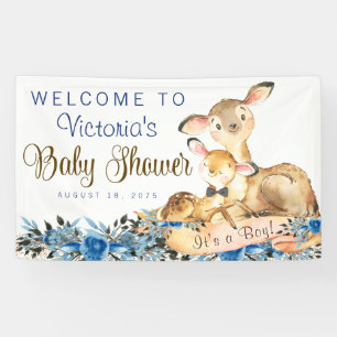 Jongen Bosherten Baby Shower Banner