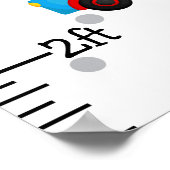 Jongen bouwwagens Groeigrafiek Aangepast Poster (Hoek)
