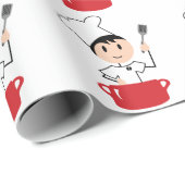 Jongen Chef Cadeaupapier (Rol Hoek)