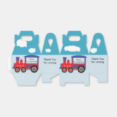 Jongen Choo Choo trein verjaardag Bedankdoosjes (Uitgevouwen)