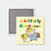 Jongen de T-shirts en de Giften van Weinig Tuinman Magneet (Voorkant / Achterkant)
