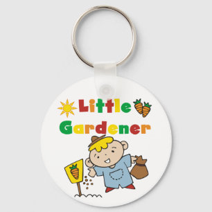 Jongen de T-shirts en de Giften van Weinig Tuinman Sleutelhanger