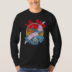 Jongen die op de dag dat ik Lil Bro I Pterodactylu T-shirt