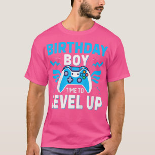 Jongen die op zondag jongen zijn, tijd om videospe t-shirt