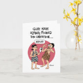 Jongen die ouder wordt kaart (Gele Bloem)