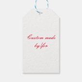 Jongen die Thunder_Cove kerstmis Skaten Cadeaulabel (Achterkant)