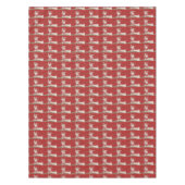 Jongen die Thunder_Cove kerstmis Skaten Tafelkleed (Voorkant)