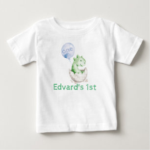 Jongen Dinosaur 1e verjaardag Shirt
