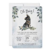 Jongen! Dog Baby shower