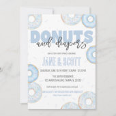 Jongen Donut Strooiregen Uitnodiging (Voorkant)