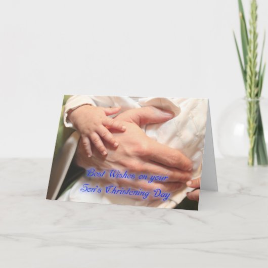 Jongen doopt kaart (Voorkant)