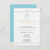 Jongen eerste communie kaart (Voorkant / Achterkant)