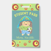 Jongen egel-studentenkloef badge (Voorzijde)