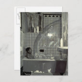 Jongen en de Bubble 1990 Briefkaart (Voorkant / Achterkant)